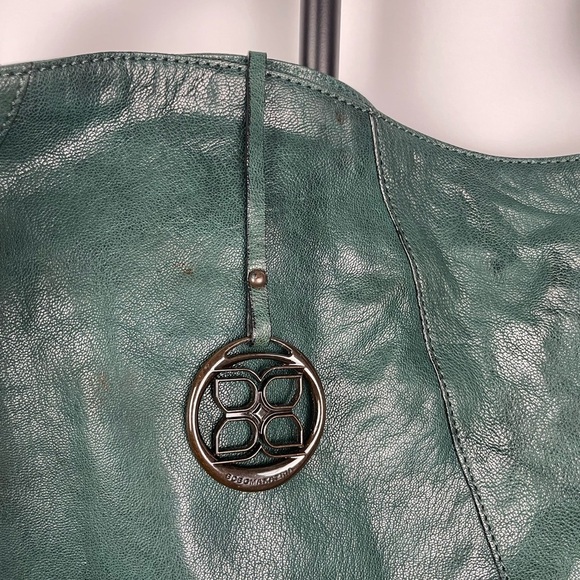 BCBGMAXAZRIA Green Large Hobo Shoulder Leather Bag - Picture 5 of 9